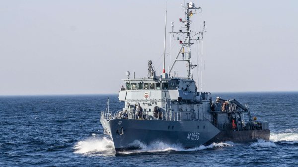 Die „Weilheim“, ein Boot vom Typ MJ332C soll ebenfalls ein TLMS HMS-12M Sonar erhalten. Bundeswehr:Marcel Kröncke