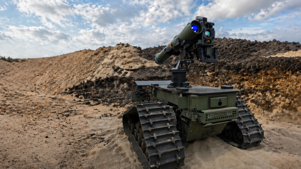 Das Diehl Defence UGV Ziesel wird derzeit von mehreren Streitkräften erprobt, darunter Deutschland und die Ukraine.