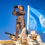 Eine mongolische Soldatin im UN-Einsatz im Südsudan. Auch die Bundeswehr stellt Soldatinnen und Soldaten für die Mission der UN-Blauhelme. Foto- Gregorio Cunha:UNMISS