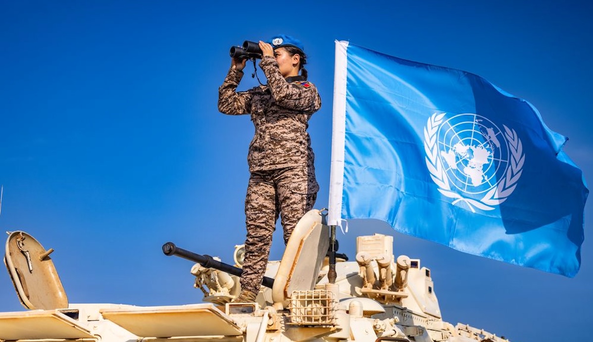 Eine mongolische Soldatin im UN-Einsatz im Südsudan. Auch die Bundeswehr stellt Soldatinnen und Soldaten für die Mission der UN-Blauhelme. Foto- Gregorio Cunha:UNMISS