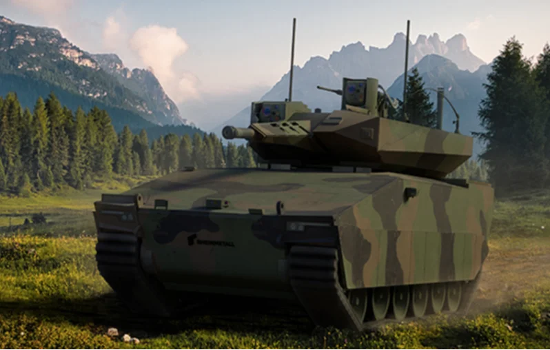 Ausstattung: Entwurf des Lynx XM30. (Grafik- Rheinmetall)