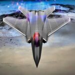Artist Impression des FCAS-Kampfflugzeugs von Dassault.