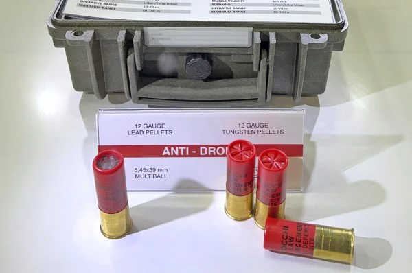Die Anti-Drohnen-Munition von Fiocchi ist für den Einsatz in Standard-Sturmgewehren konzipiert.