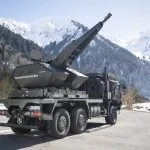 Das Skynex-Flugabwehrsystem von Rheinmetall.