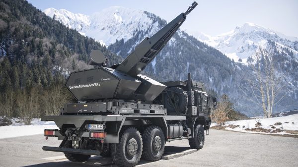 Das Skynex-Flugabwehrsystem von Rheinmetall.