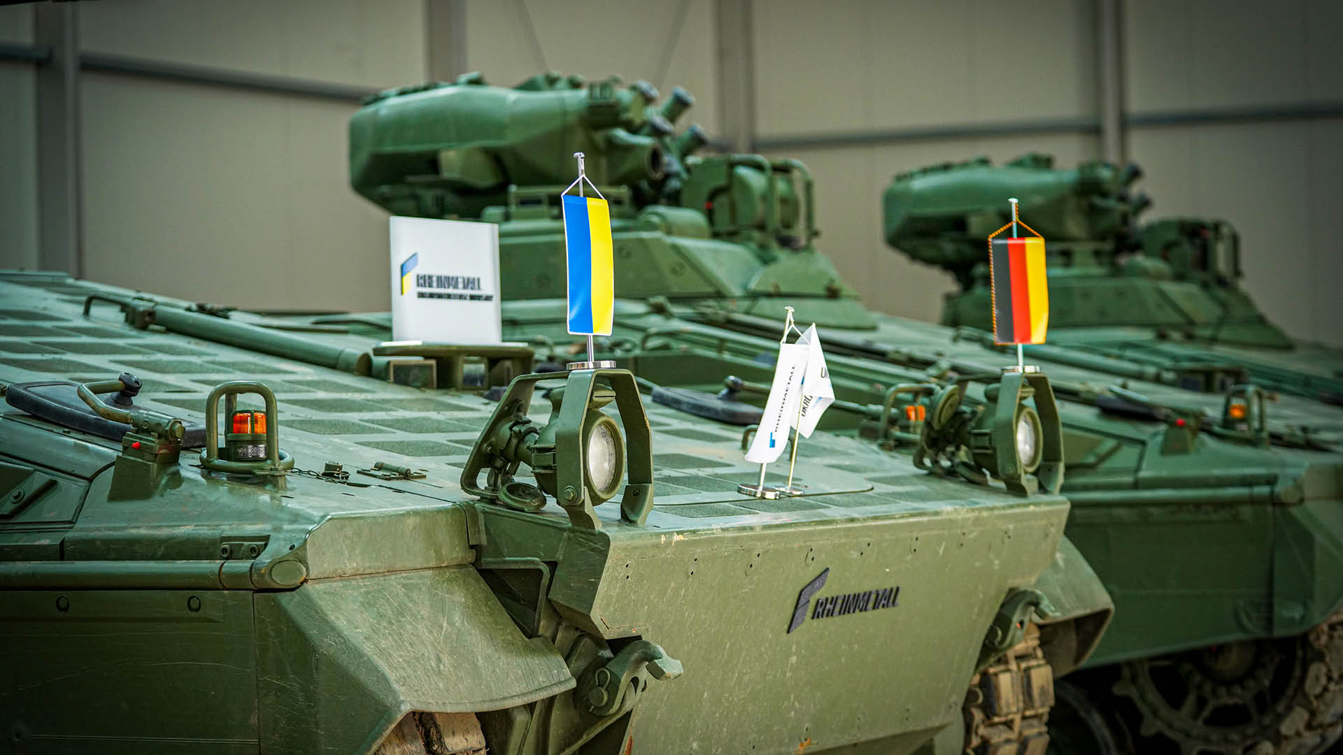 Von den insgesamt rund 200 durch Rheinmetall an die Ukraine gelieferten Gefechtsfahrzeugen waren der Großteil Marder.