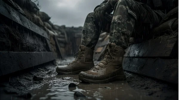 Der neue Kampfstiefel von Gore mit dem Obermaterial Extraguard soll die Füße länger trocken halten, weniger Feuchtigkeit aufnehmen und so auch beim Tragen im Feld das Gewicht reduzieren.