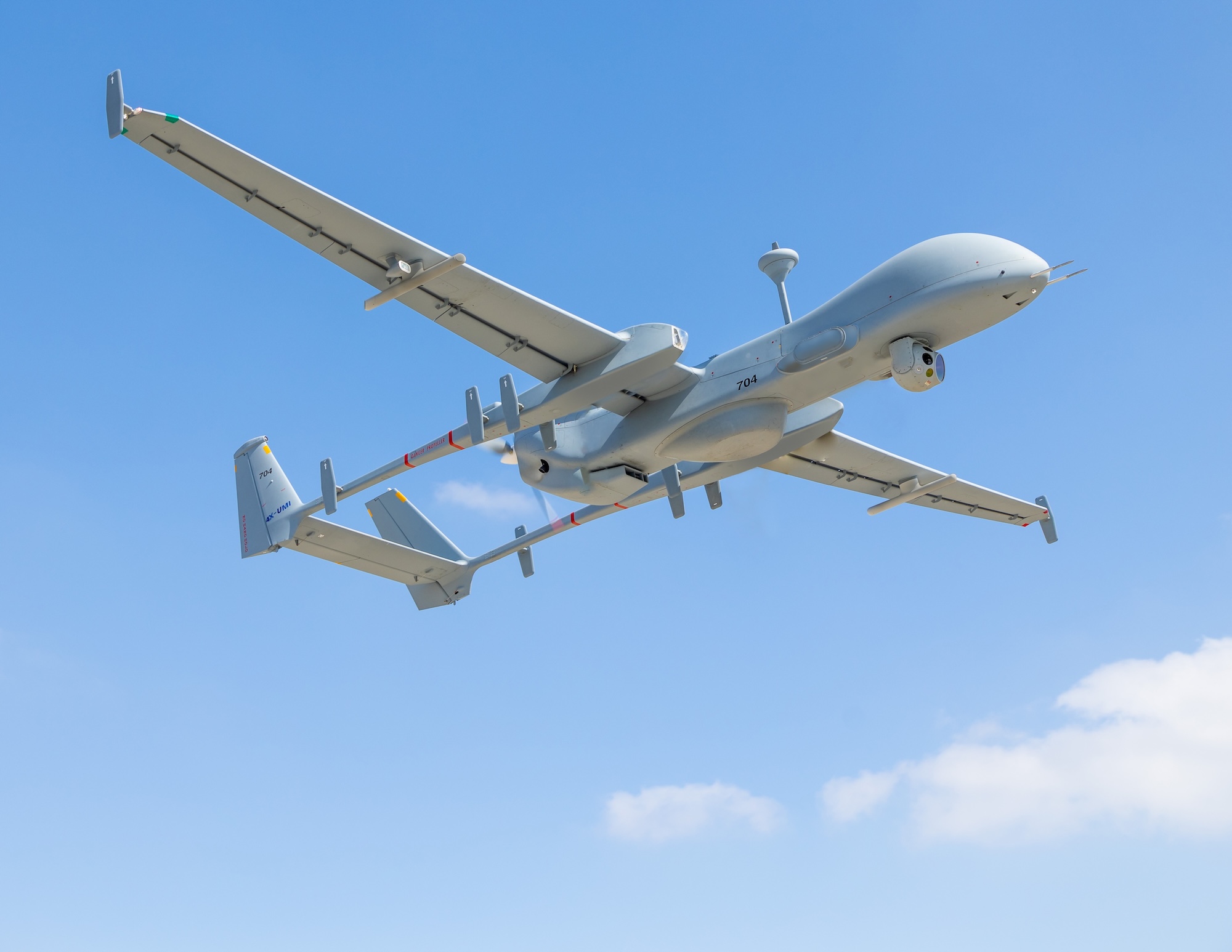 Japan hat israelische UAVs wie die Heron-Mk 2 bis 2025–2026 getestet.