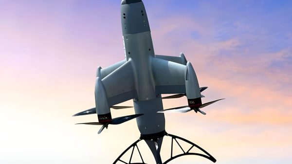 Rafaels Hunter Eagle Drohne zur Drohnenabwehr.