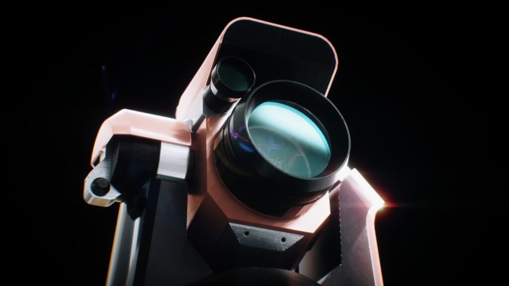 Laser trifft von Rafael