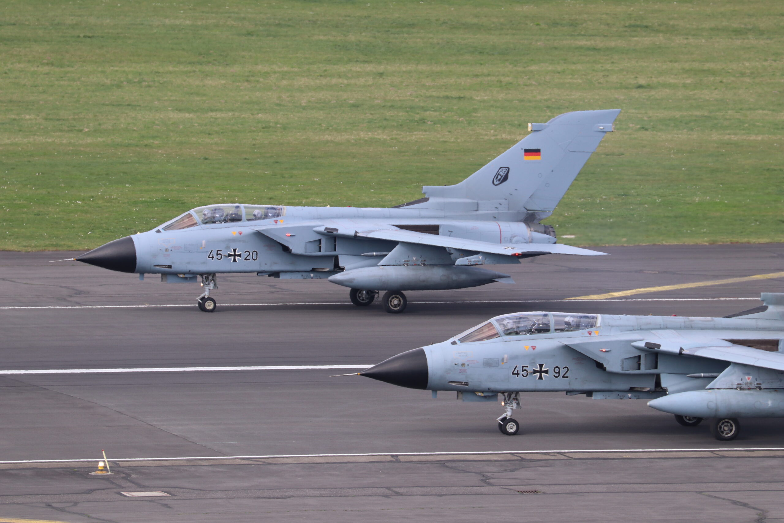 Laserblendung eines Tornados in Nörvenich