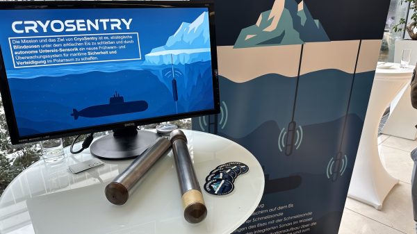 In Düsseldorf präsentierte GSI mit CryoSentry eine Lösung, um auch unter dem Meereseis U-Boote aufzuspüren. Foto: CPM / Navid Linnemann