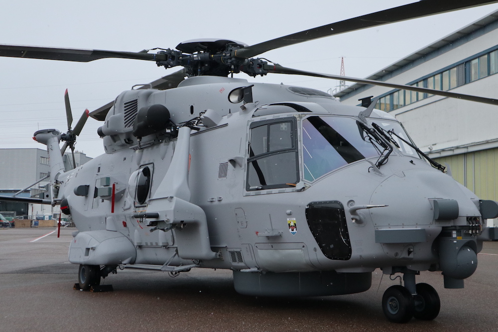 Der neue Bordhubschrauber der Marine NH90 MRFH Sea Tiger im Fokus.