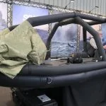 SOAL Marine Group: Auf der Enforce Tac in Nürnberg präsentierte die SOAL Group ein aufblasbares Gerüst für die taktischen KRAKA Boote.