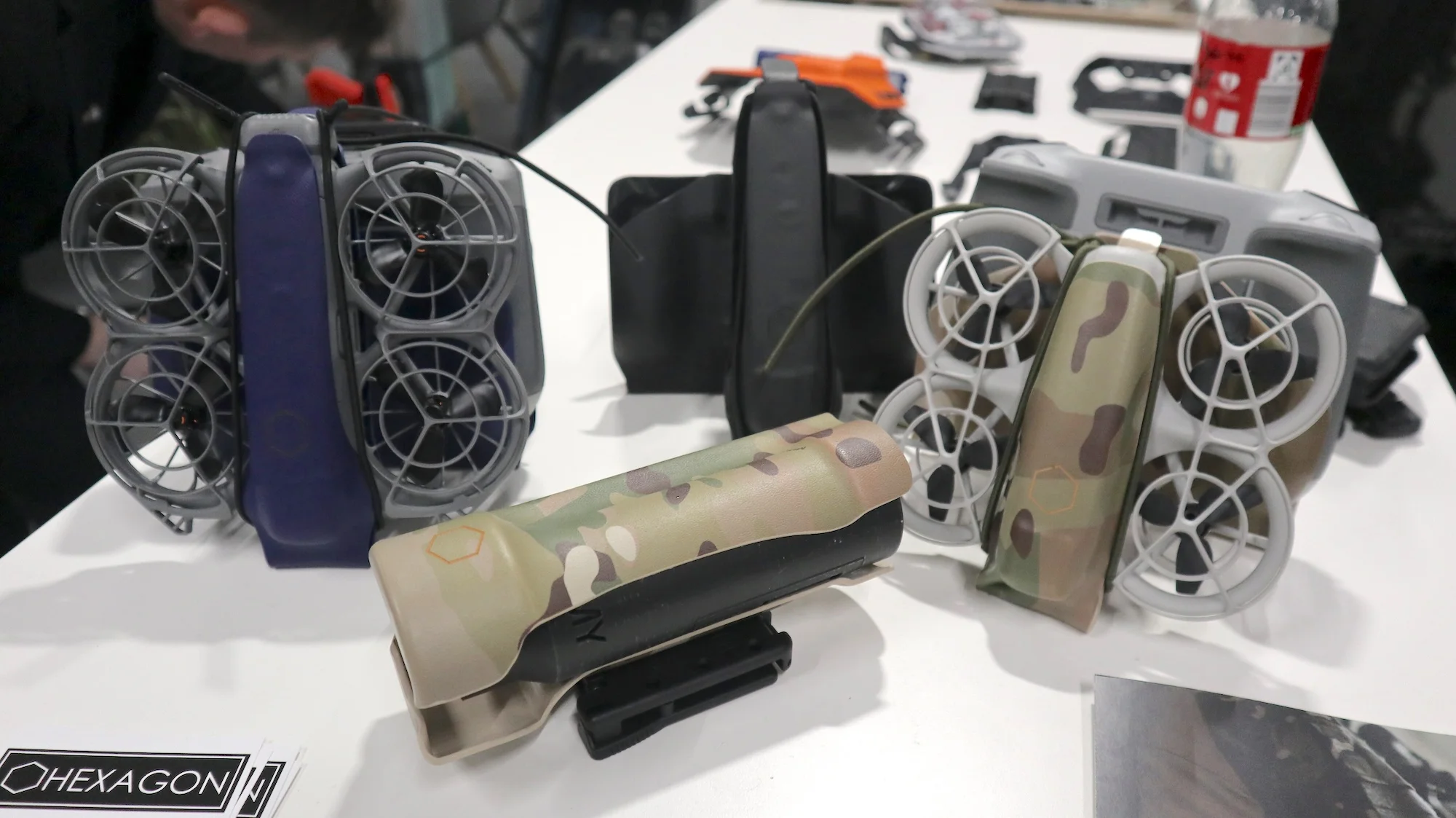 Drohnen-Holster können für jede Drohne maßgefertigt werden.