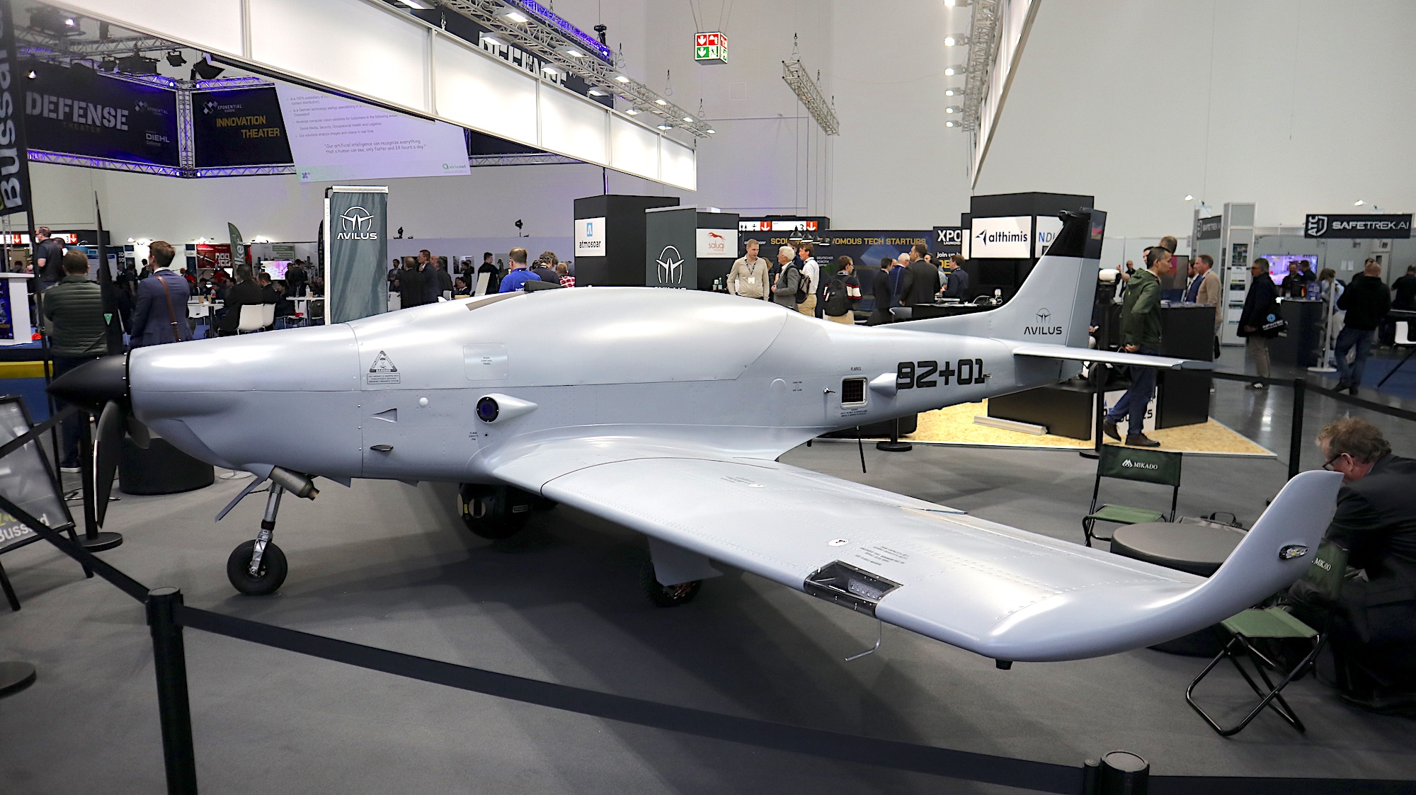 Der Bussard war im März auch auf der XPONENTIAL Europe in Düsseldorf zu sehen.