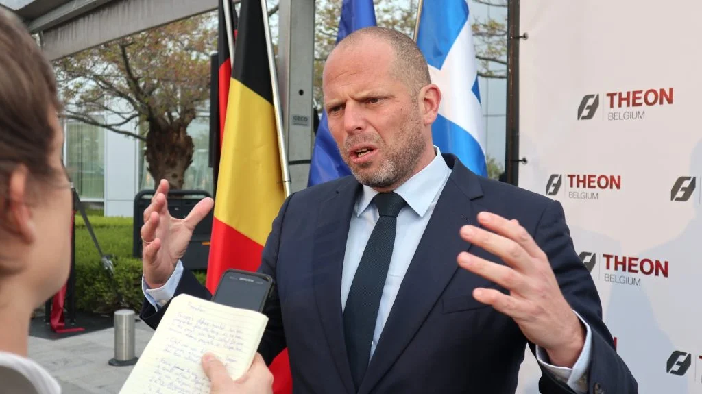 Sprach in seinem Heimatwahlkreis: der belgische Verteidigungsminister Theo Francken.