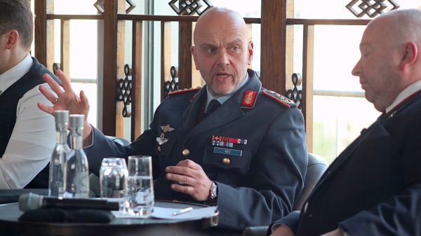 Generalleutnant Günter Katz, kommandierender General des Luftwaffentruppenkommandos, beim Defense Circle 2026 in Berlin.