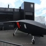 CA-1 EA (Electronic Attack) von Helsing am Messestand in Berlin.