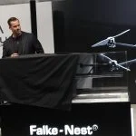 Falke-Nest: Sven Steingräber, CSO und Mitgründer von Argus Interception, übernahm die Vorstellung des neuen Produkts.