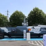 Ungewöhnlich: Ein unbemanntes Boot auf der Eurosatory: ARW39CAT-A von ARMMO aus Spanien.