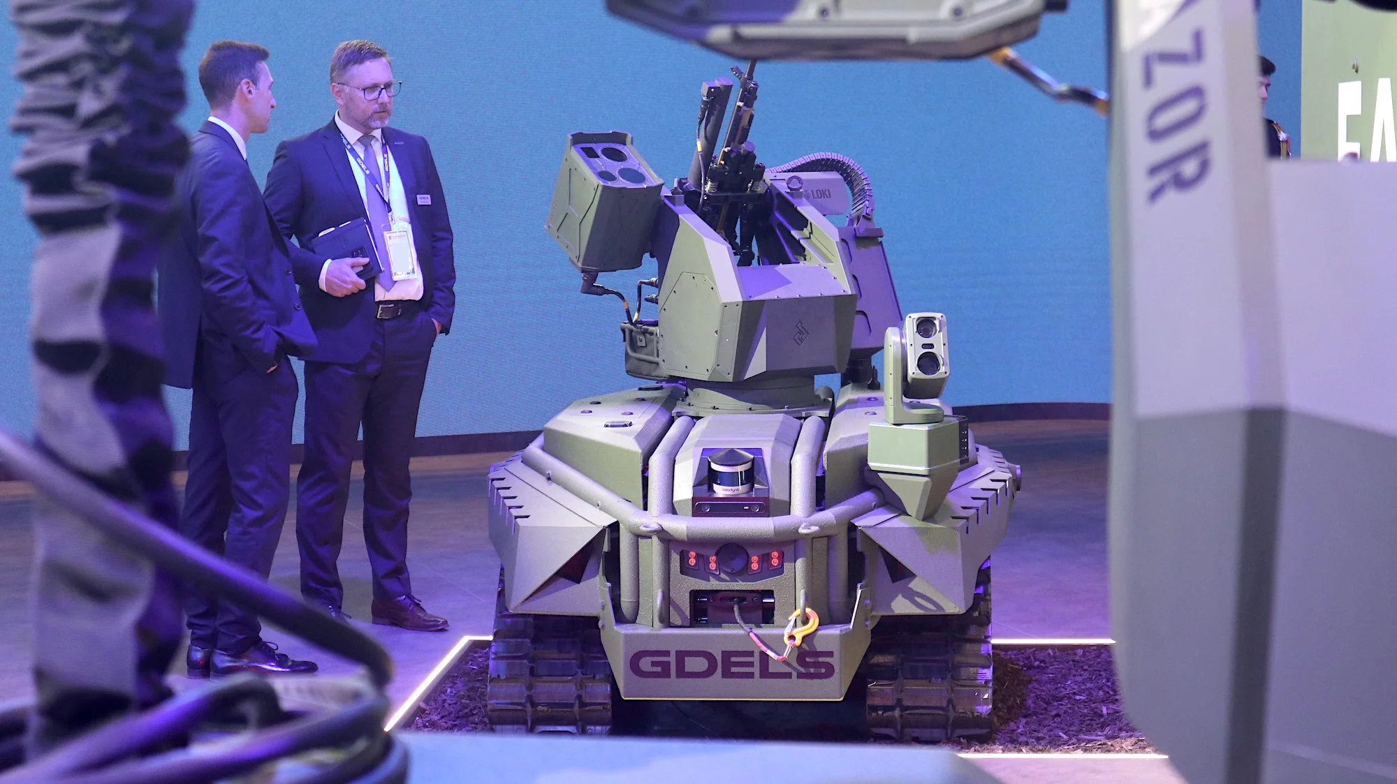 VCU: Eines der möglichen UGVs von Alpha Robotics: der WOLF G1.