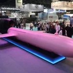 Der ukrainische Flamigo.Marschflugkörper wurde auch auf der Eurosatory 2026 gezeigt.