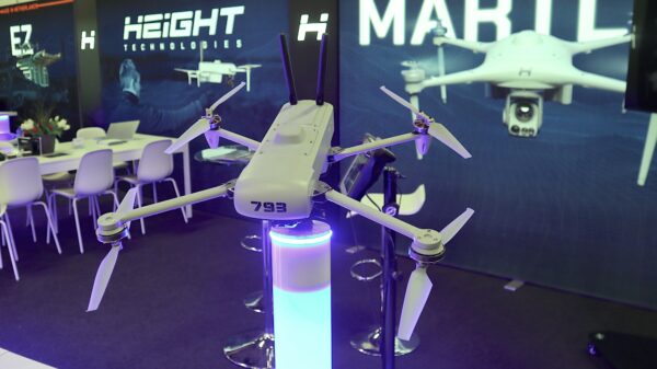 Die Martlet MI-1 von Height Technologies greift auch auf die Auterion-Software zurück. Sie wurde auf der Enforce Tac in Nürnberg vorgestellt.