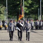 Die neue Truppenfahne Unterstützungskommando der Bundeswehr.