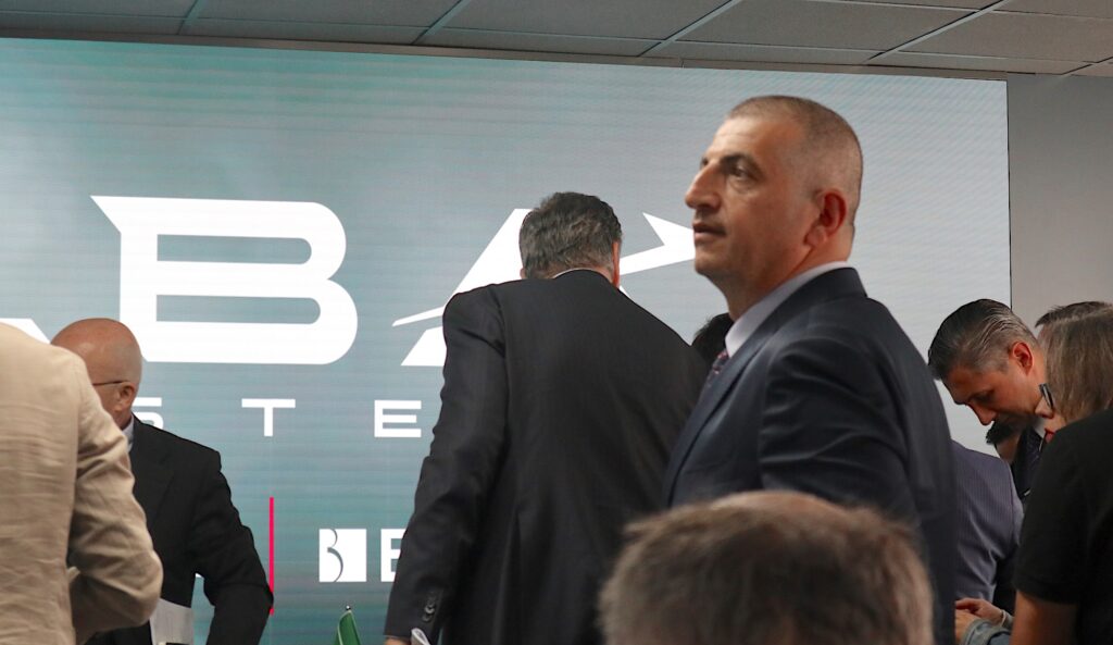 War heute nur Zaungast – Haluk Bayraktar, Baykar-CEO und großer Bruder von CTO Selçuk Bayraktar.