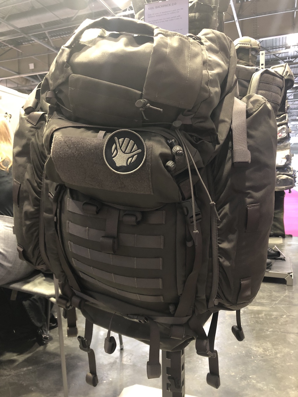 MILIPOL: Snigel zeigte das 110-Liter Backpack 2.0