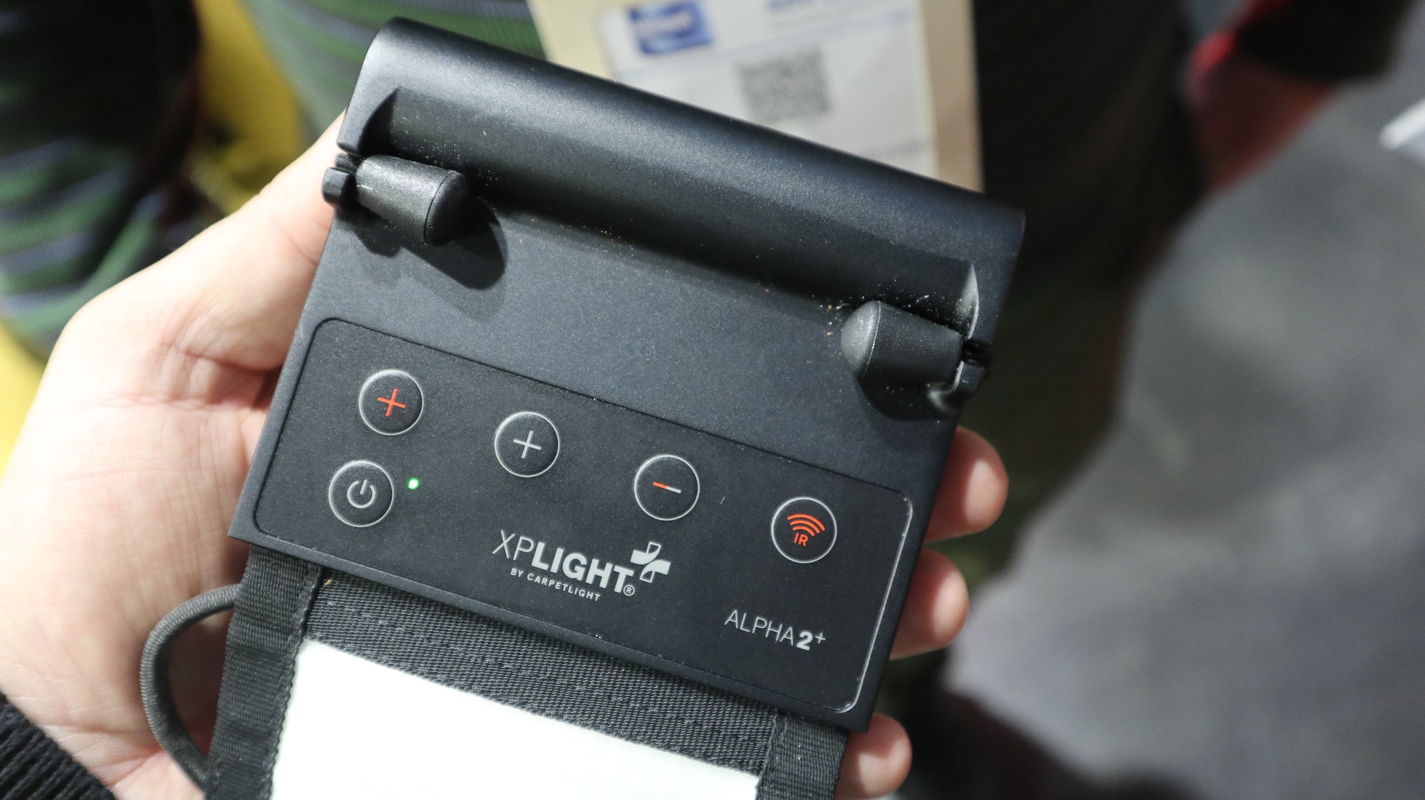 Das Bedienelement inklusive Akku für das XP Alpha 2+.