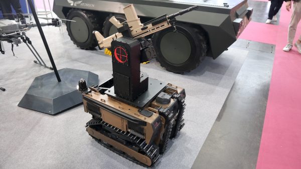 Viel kleiner geht es nicht: Die Das UGV Mini-Katica von HT Division auf der Milipol.