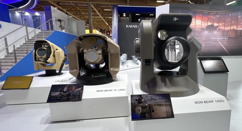 Das "pro Schuss" günstige System Iron Beam wollte Rafael in diesem Jahr auf der Paris Air Show ausstellen.
