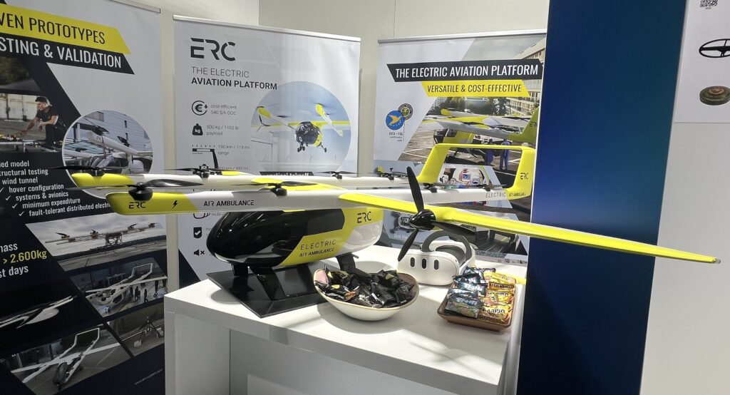 Paris Air Show: ERC System zeigt vollelektrisches Transport-VTOL