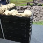 Das mobile Schutzwandsystem ROM-Fort wurde erstmals auf dem Industry Day in Ingolstadt.