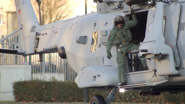 Landung in Berlin: Der neue NH90 Sea Tiger für die Marine.
