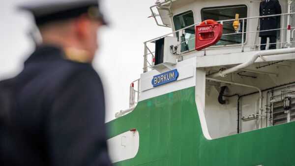 Im Oktober 2024 übernahm die Deutsche Marine in Kiel mit der BORKUM ihren zweiten neuen Hochseeschlepper.
