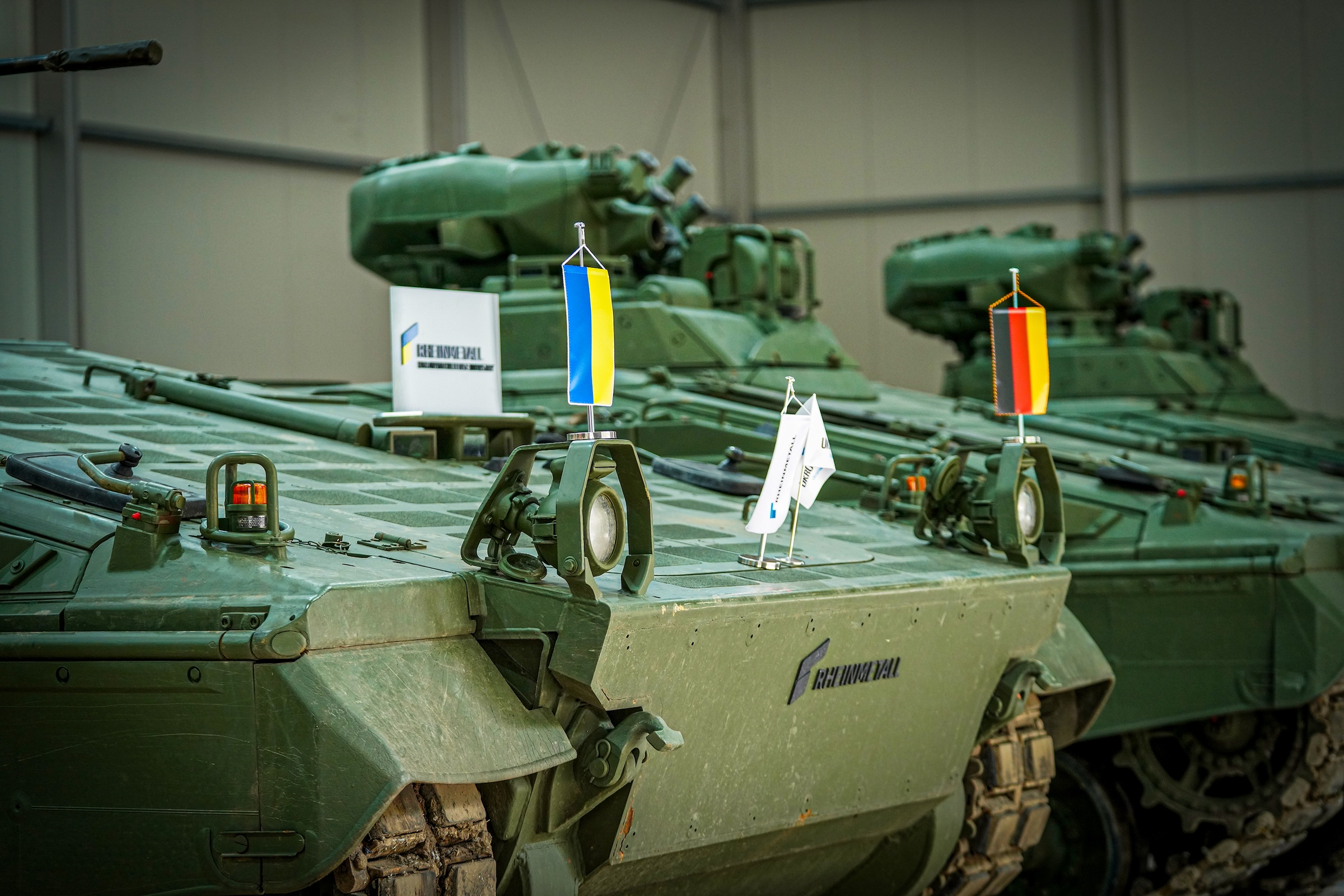 Aktuell werden bereits deutsche Schützenpanzer Marder in der Ukraine instandgesetzt.