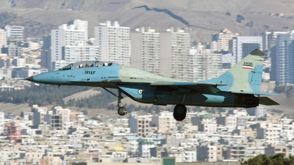 Eine ältere MiG-29 der iranischen Luftstreitkräfte.