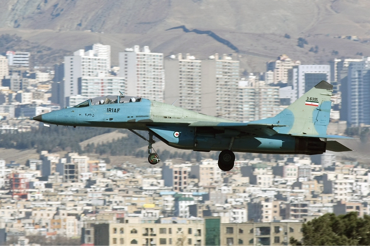 Eine ältere MiG-29 der iranischen Luftstreitkräfte.