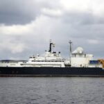 Jantar, Aufklärungsschiff der Nordflotte der russischen Marine, gebaut 2010–2015.