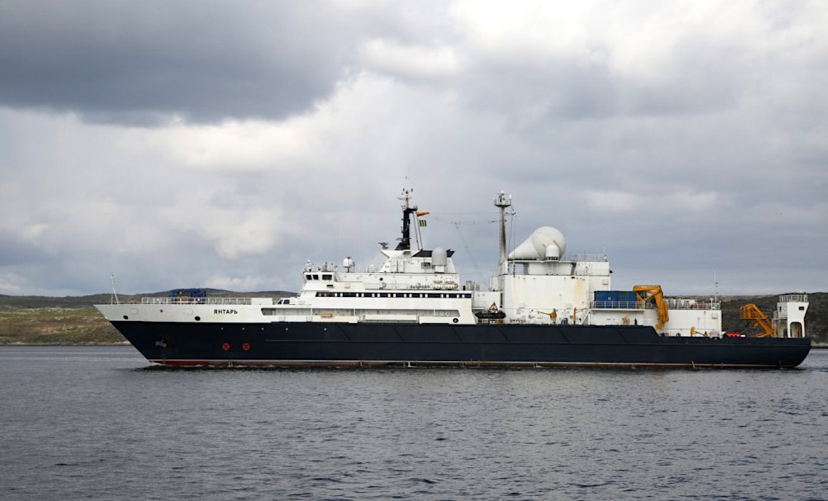 Jantar, Aufklärungsschiff der Nordflotte der russischen Marine, gebaut 2010–2015.