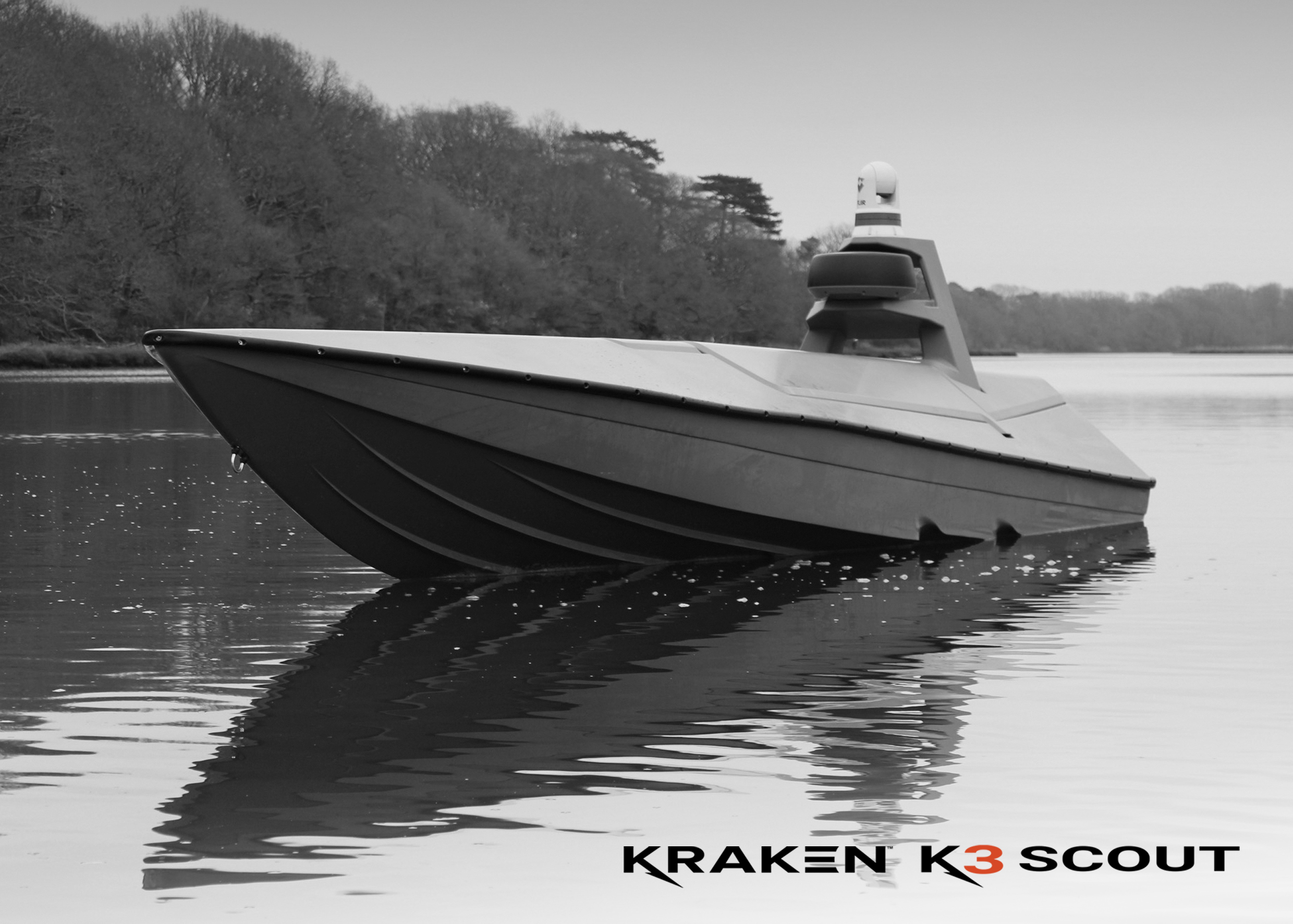 Autonomie bei Schutzbooten: Die Kraken Plattformen K3 SCOUT. (Foto: Kraken)