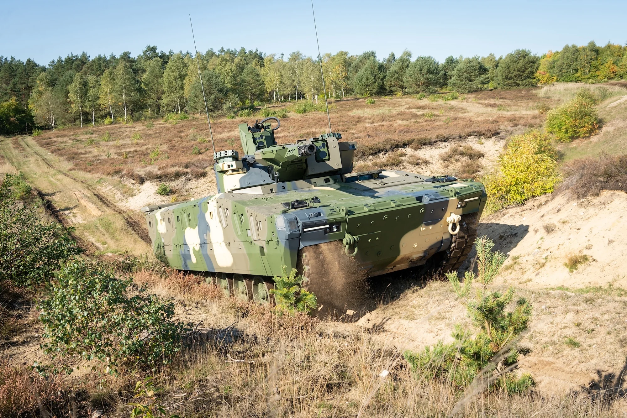 Der KF41 Lynx von Rheinmetall entwickelt sich zum Schützenpanzer Europas.