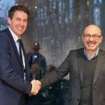 Von links: Florian Hohenwarter, CEO KNDS Deutschland und Roberto Cingolani, CEO Leonardo.