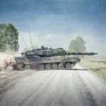 Eines der weltweit bekanntesten Produkte von KNDS: der Kampfpanzer Leopard.