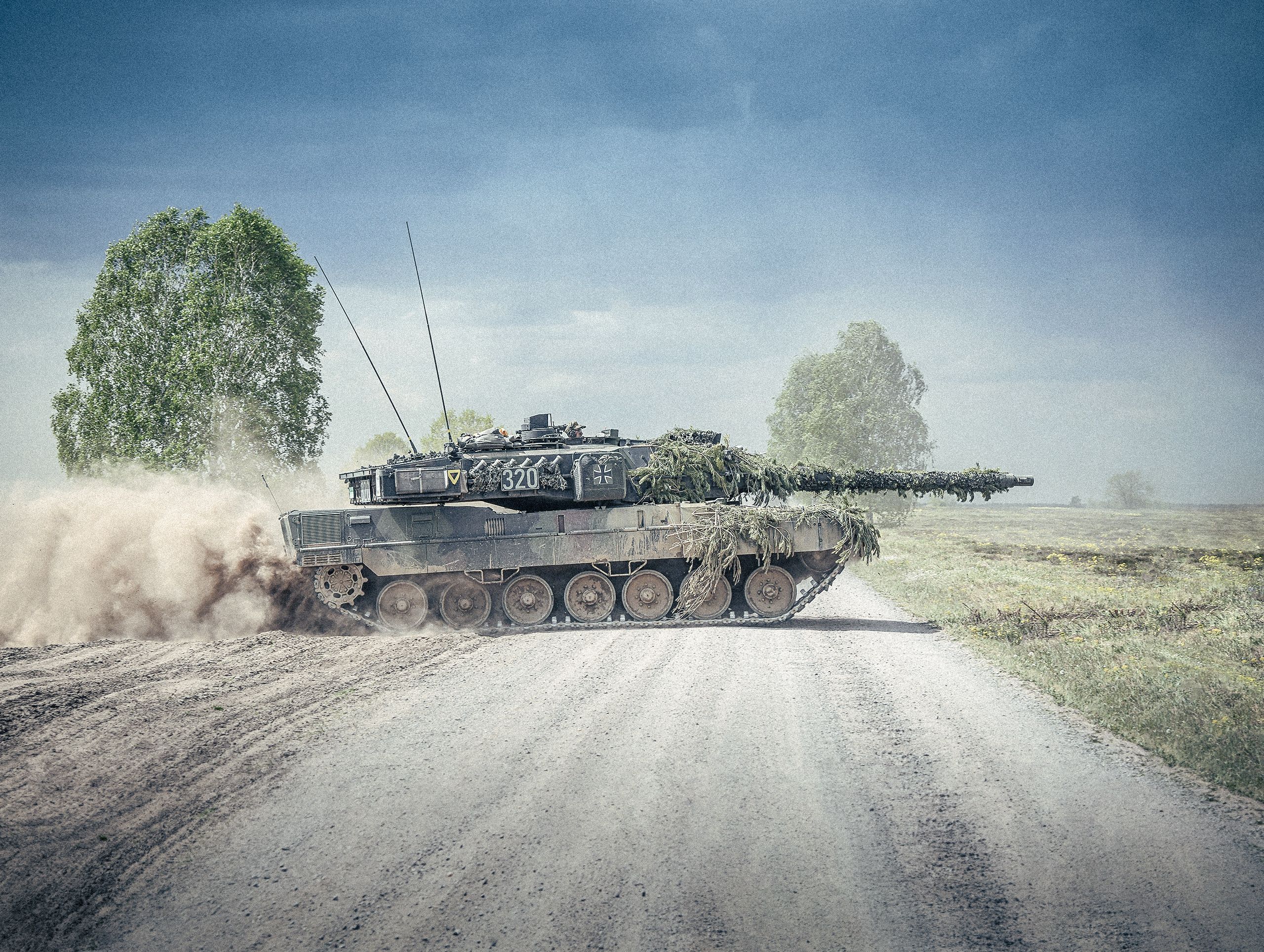 Eines der weltweit bekanntesten Produkte von KNDS: der Kampfpanzer Leopard.