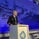 Konteradmiral Christoph Müller-Meinhard, Kommandeur Unterstützung und Abteilungsleiter Einsatzunterstützung im Marinekommando, gab heute beim Marine-Workshop der DWT Einblicke in die aktuellen Planungen.