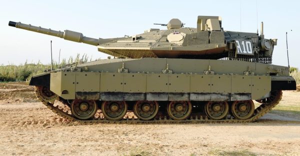 Der Merkava 4 ist der aktuelle Kampfpanzer der israleischen Streitkräfte.
